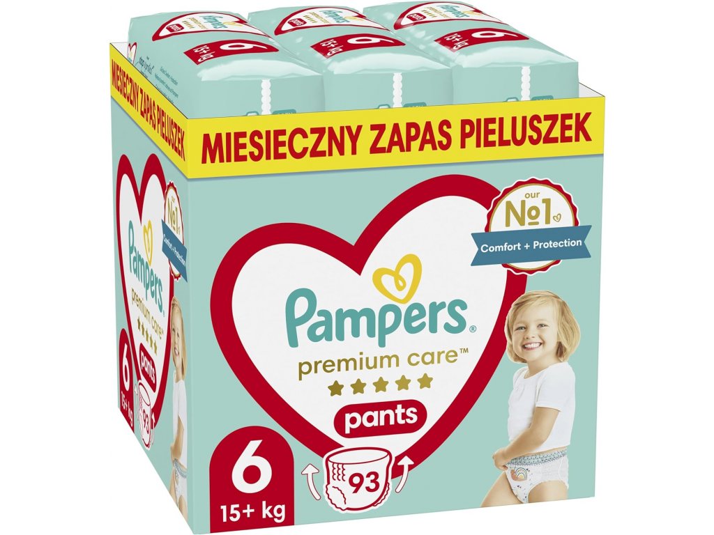 opakowania pampers premium care