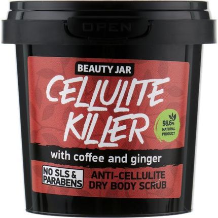 Beauty Jar „Cellulite Killer” – suchy peeling antycellulitowy do ciała 150g