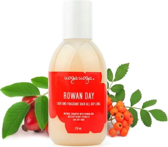 uoga uoga naturalny szampon do włosów suchych rowan day