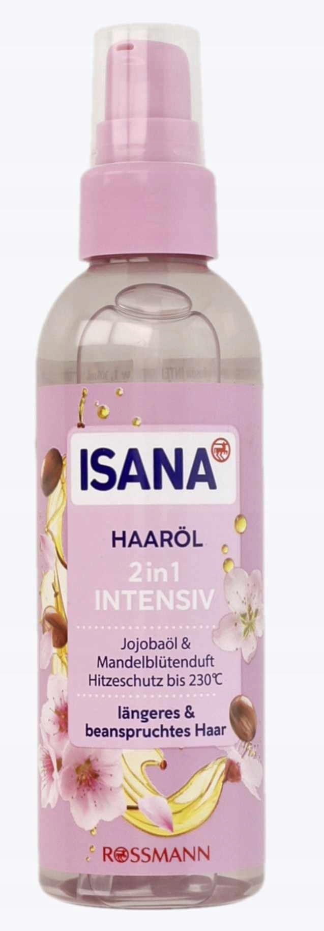 isana intensiv 2in1 olejek do włosów 100 ml opinie