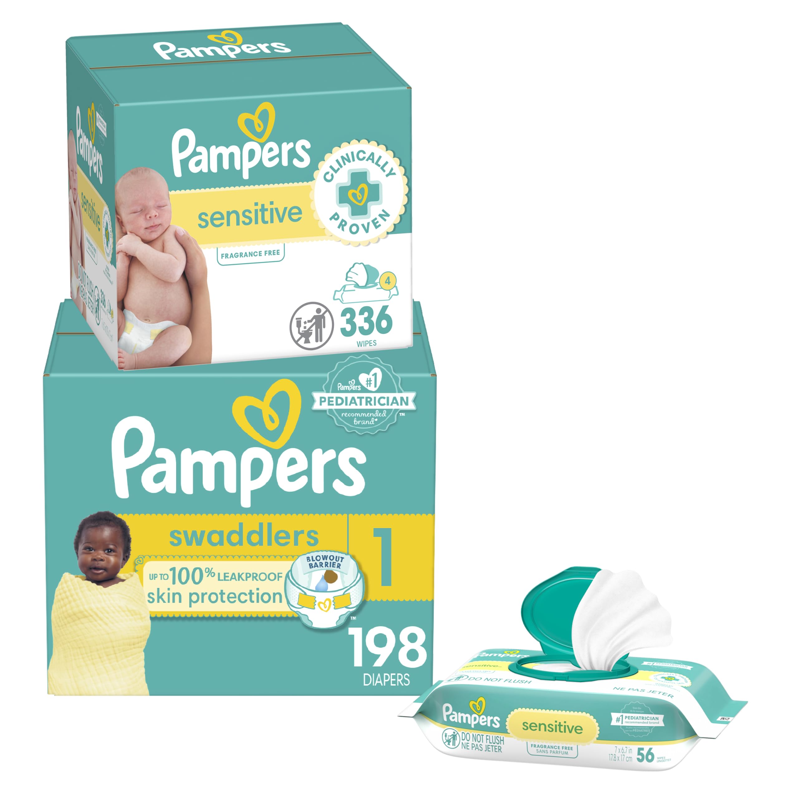 pampers sensitive 1