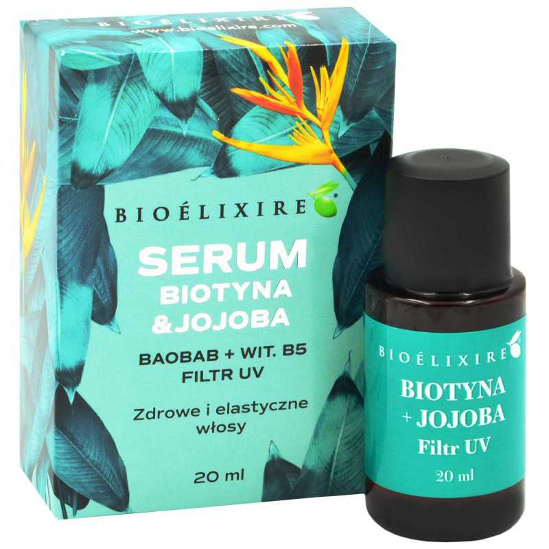 bioelixire nawilżający i zmiękczający olejek jojoba do włosów