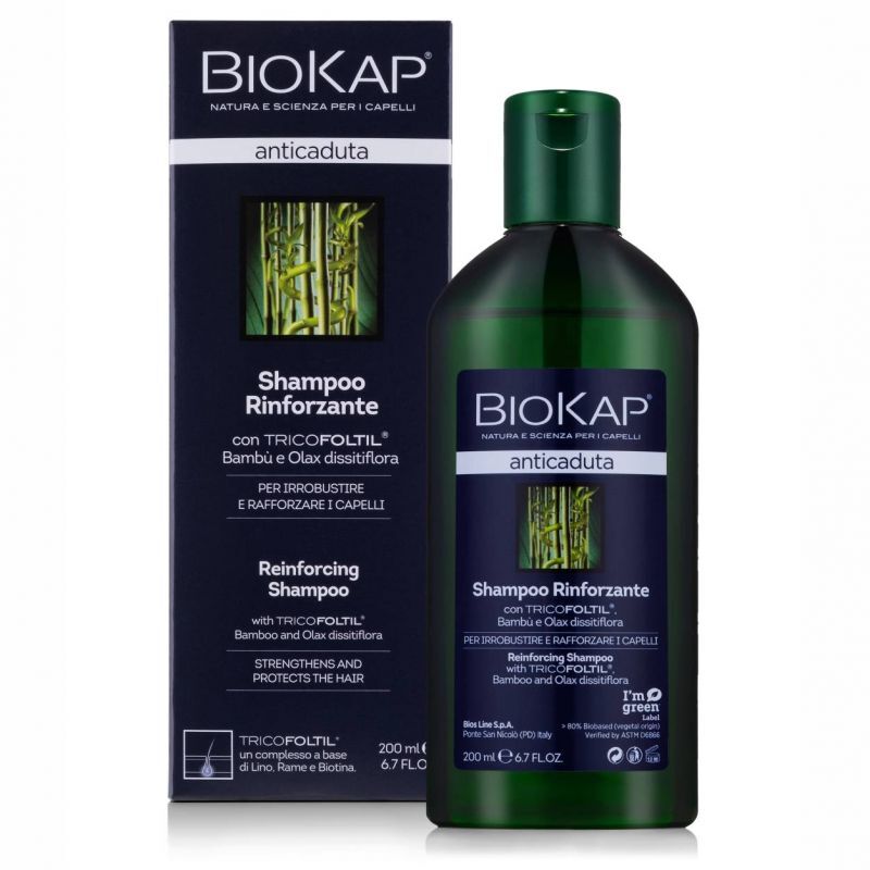 biokap anticaduta szampon przeciw wypadaniu włosów 200 ml apteka natura