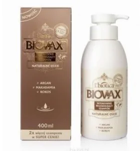 biovax argan i złoto szampon