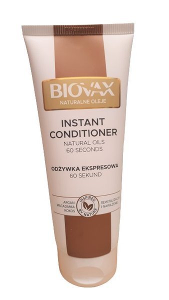 biovax odżywka bb 60 sekund do włosów argan makadamia kokos