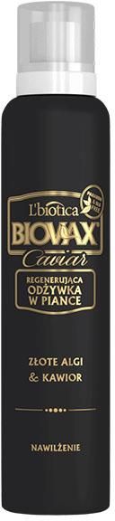 biovax odżywka w piance do włosów złote algi i kawior