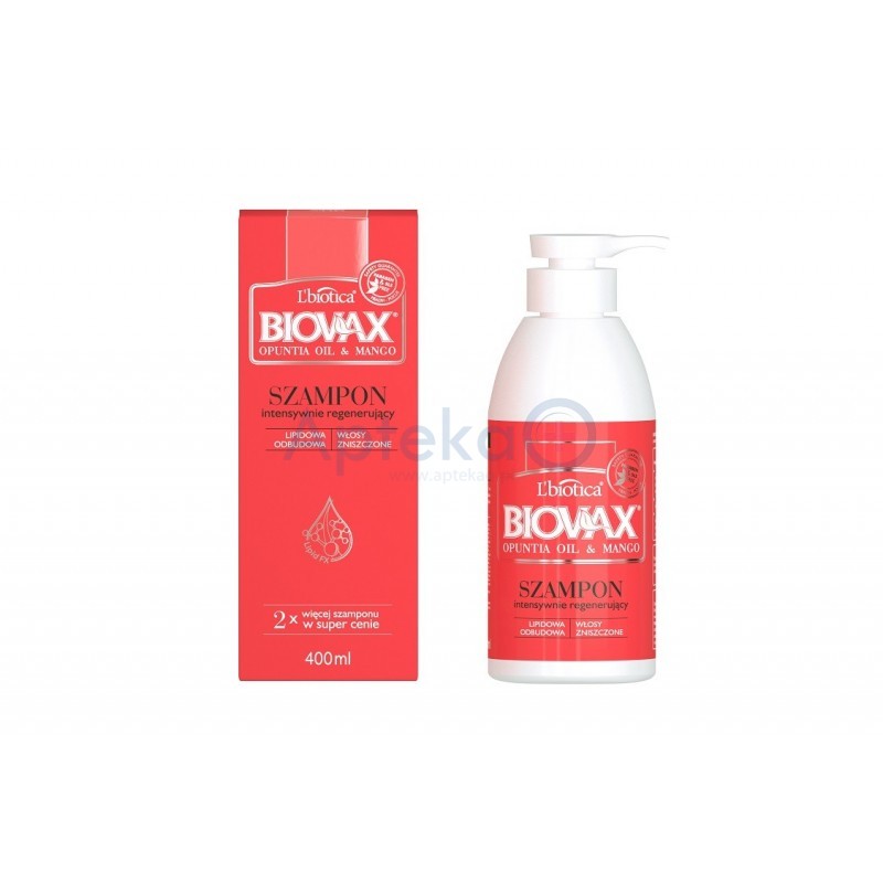 biovax opuntia oil & mango szampon do włosów