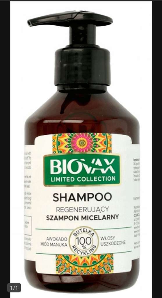 biovax szampon micelarny 10ml