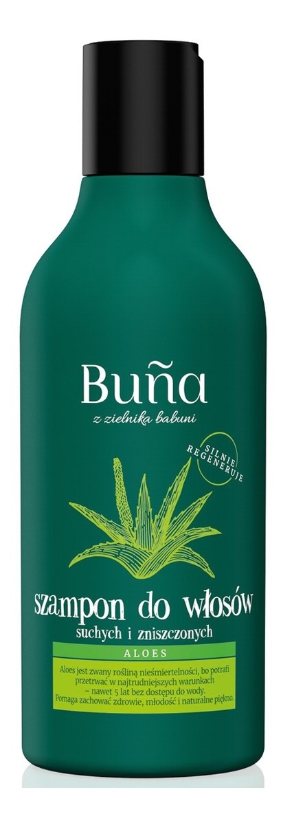 buna aloes szampon nawilżający do włosów suchych i zniszczonych 280ml