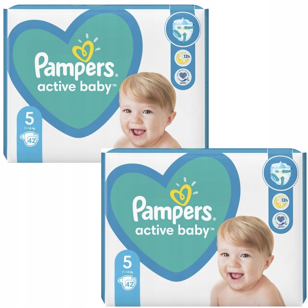 pampers active baby 5 42szt