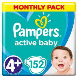 pampers 4 plus miesieczny zapas