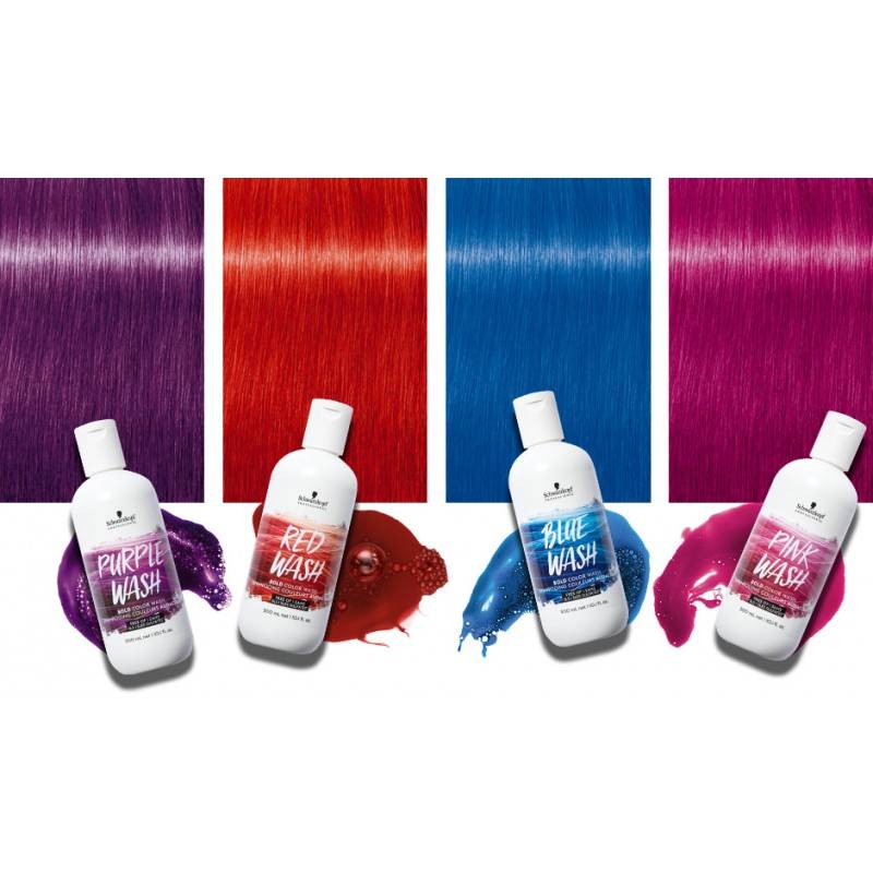 schwarzkopf bold color wash szampon koloryzujący czerwony