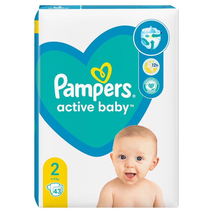 pampers active baby 4+ waga