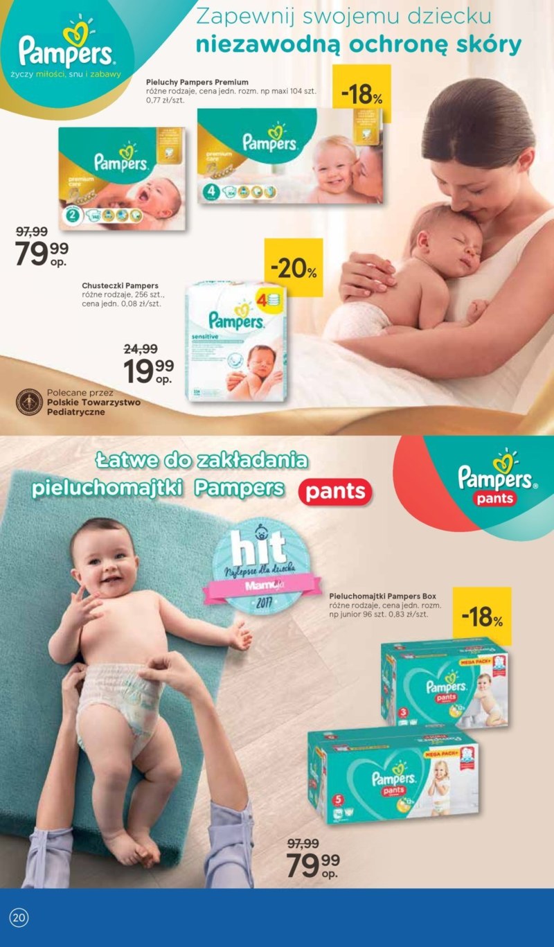 pampers pieluchomajtki tesco