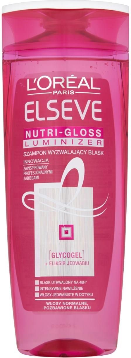 szampon loreal elseve nutri gloss luminizer 400 ml