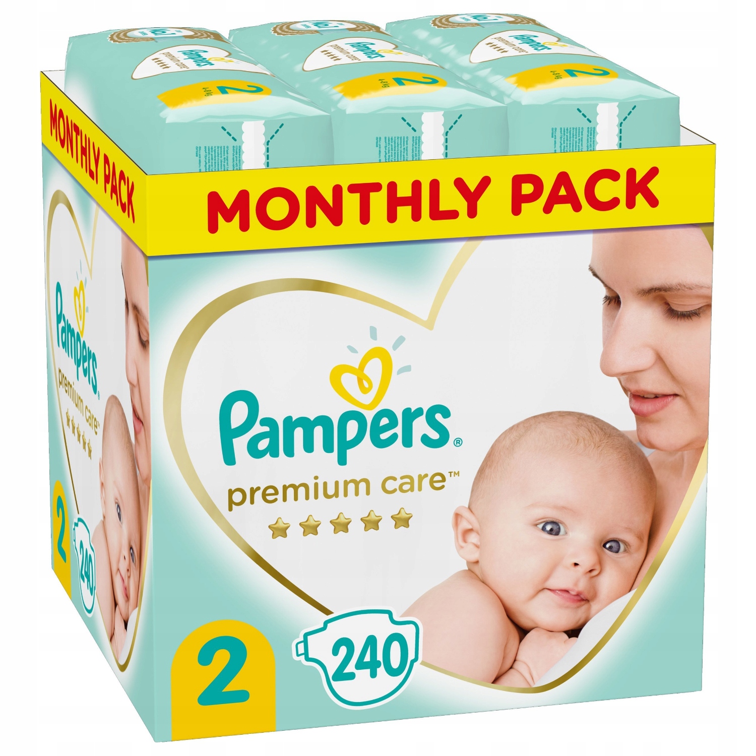 pampers premium care 2 240 sztuk