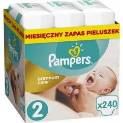 pampers pieluchy premium care 2 mini 240