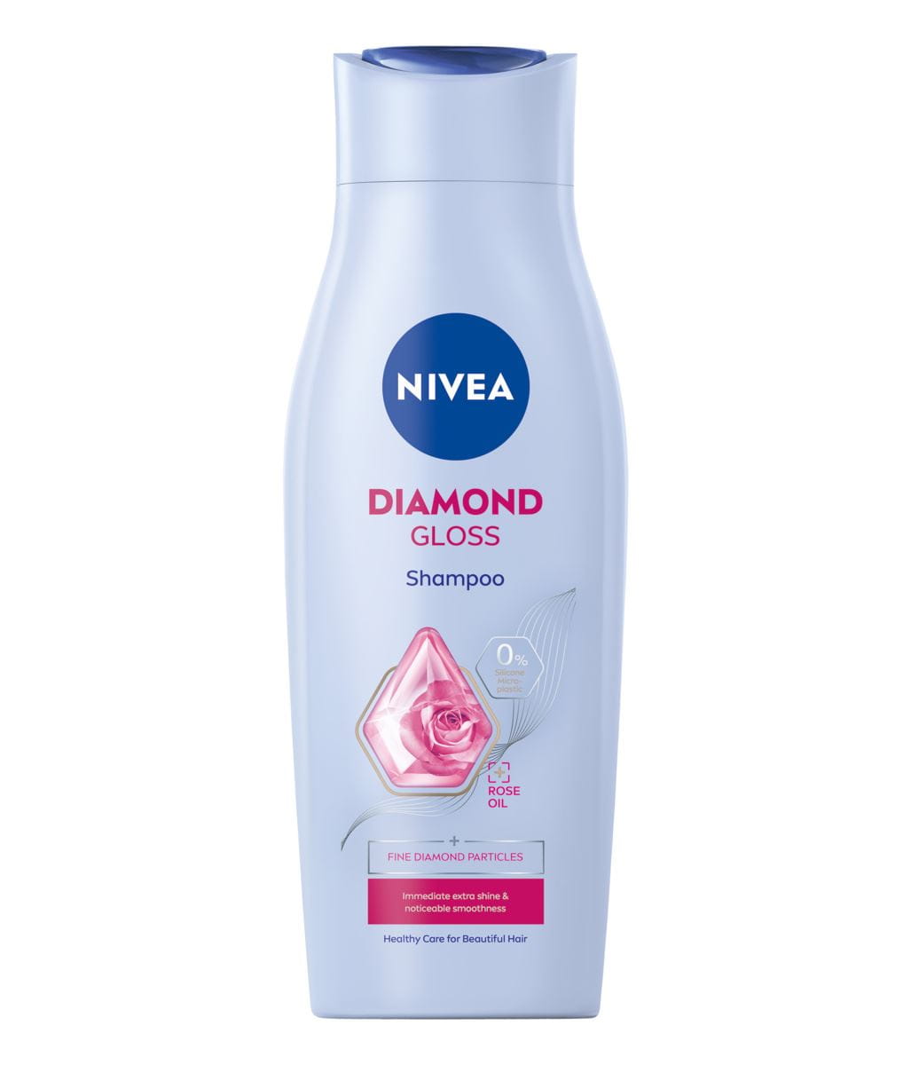 nivea diamond gloss szampon włosy matowe pozbawione blasku 400 ml