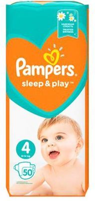 pampers sleep&play 4 maxi 7-14 kg pieluchy 50 szt