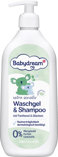 babydream żel do mycia i szampon srokao