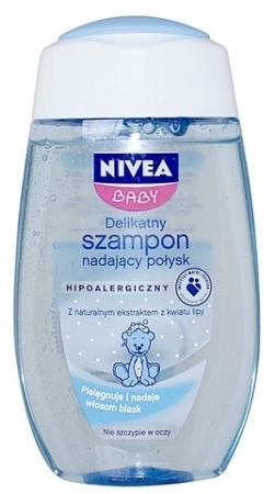 szampon nivea baby nadający połysk