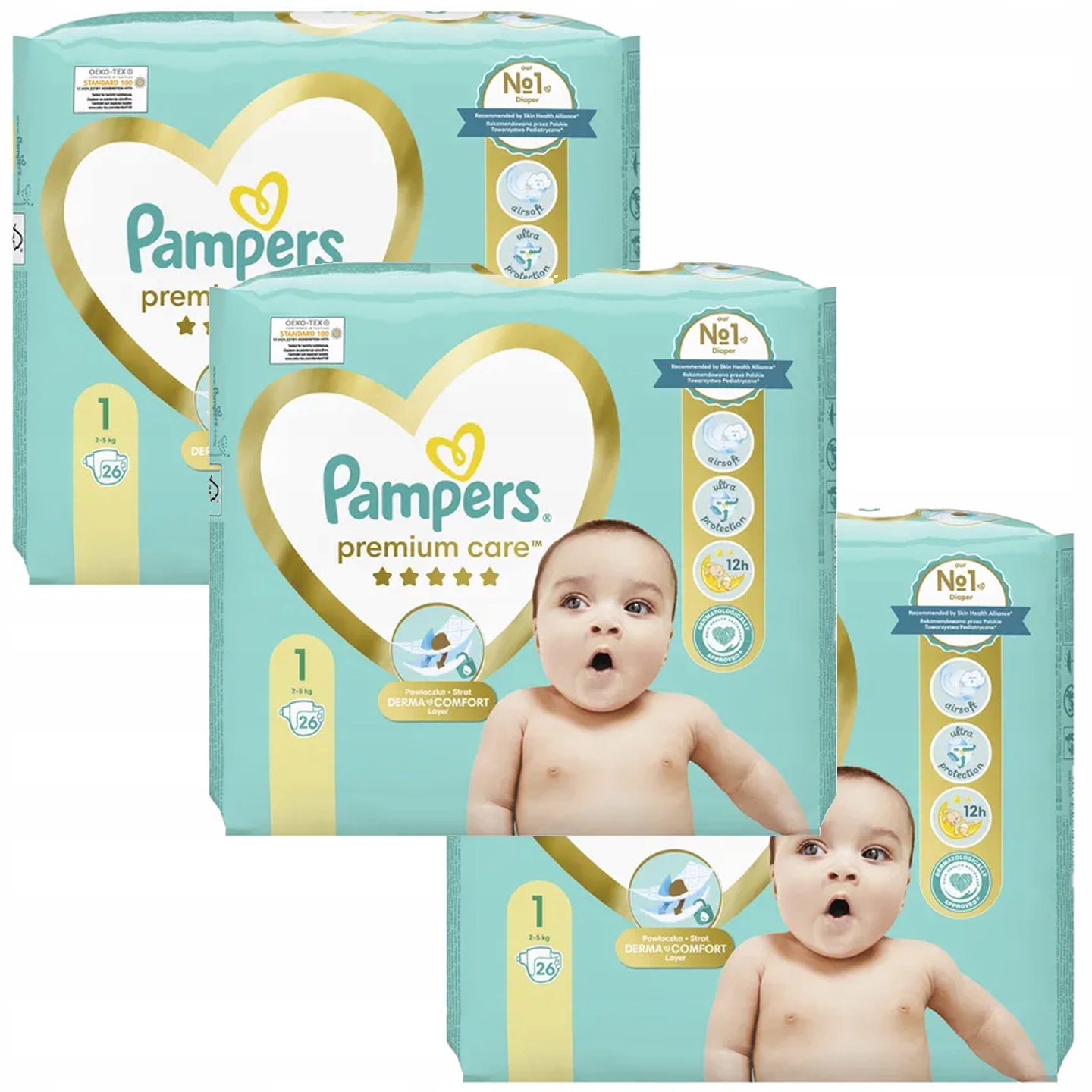 pampers premium care inne pieluchy