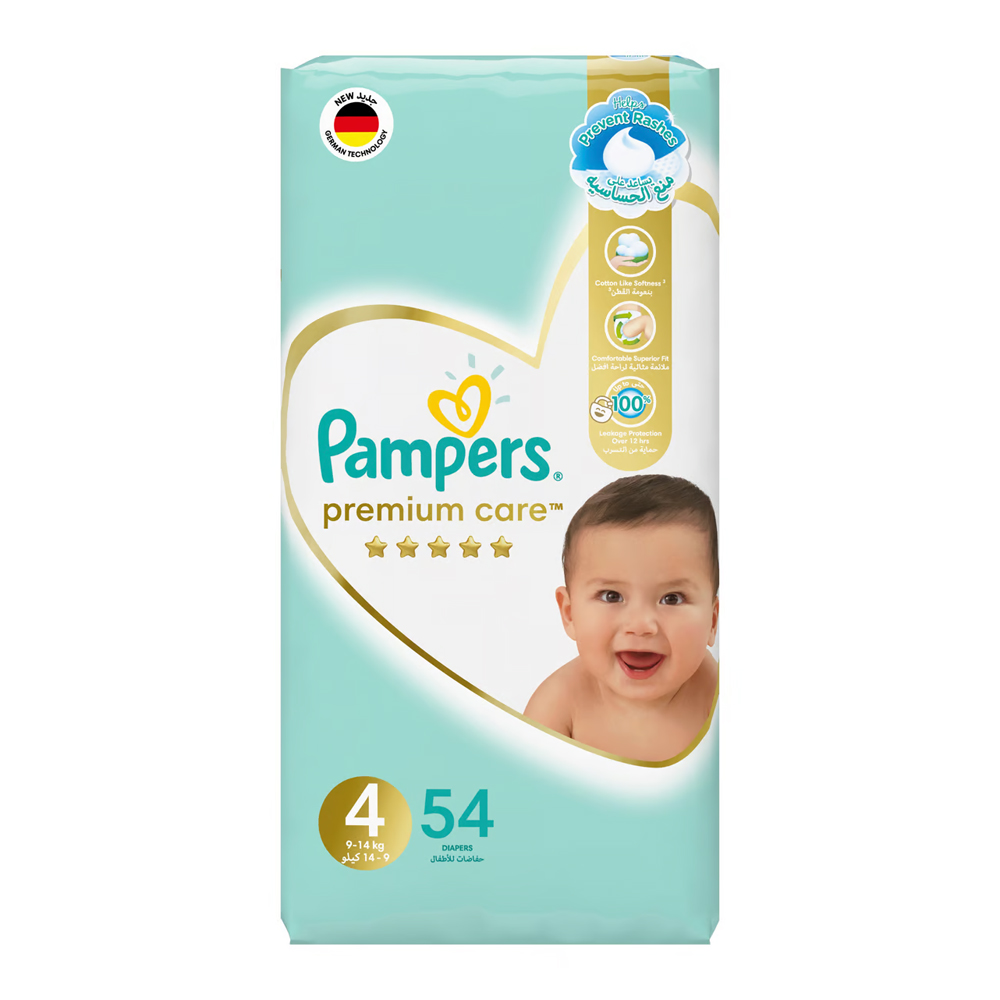 pampers.premim care 4