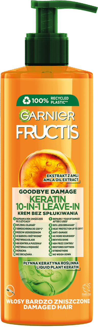 odżywka do włosów fructis goodbye damage 10w1 400ml