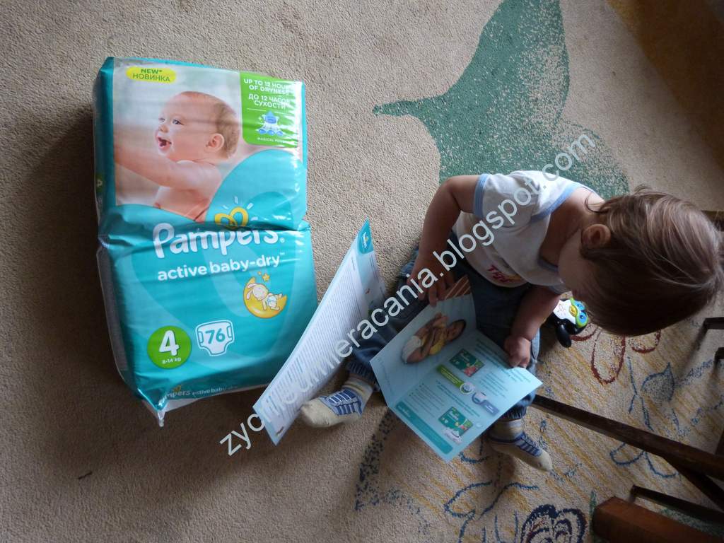 pampers active baby testowanie