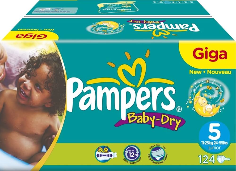 pampers new baby dry giga