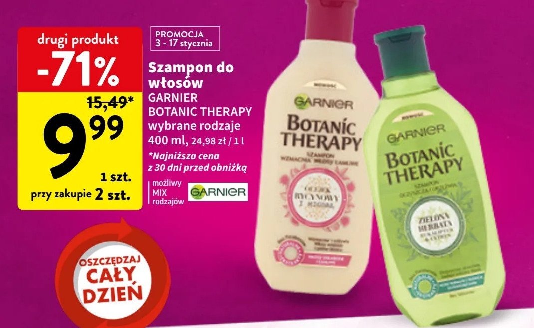 garnier szampon olejek rycynowy i migdał opinie