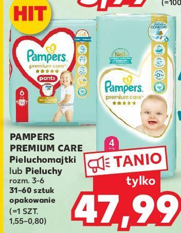 promocja na pampers premium care 4