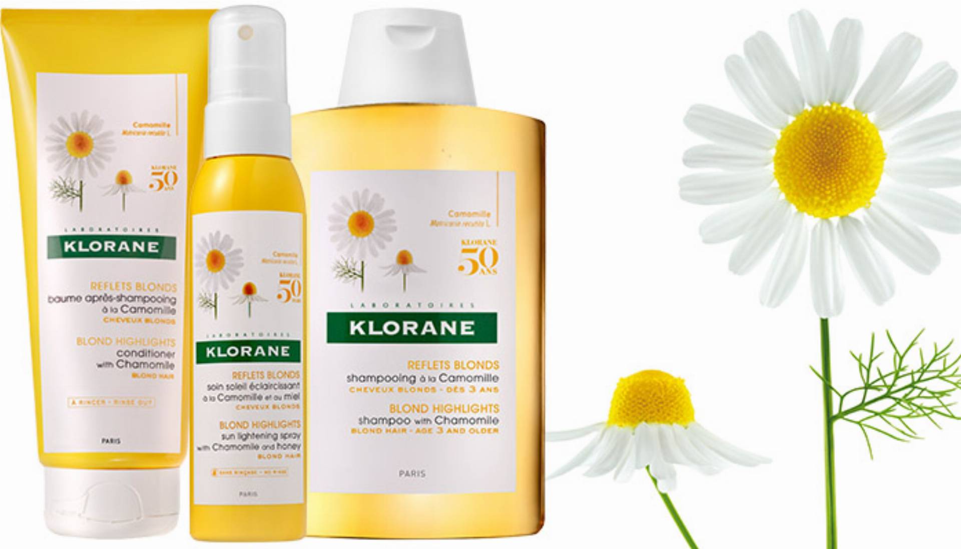 klorane chamomile odżywka rozjaśniająca do włosów blond