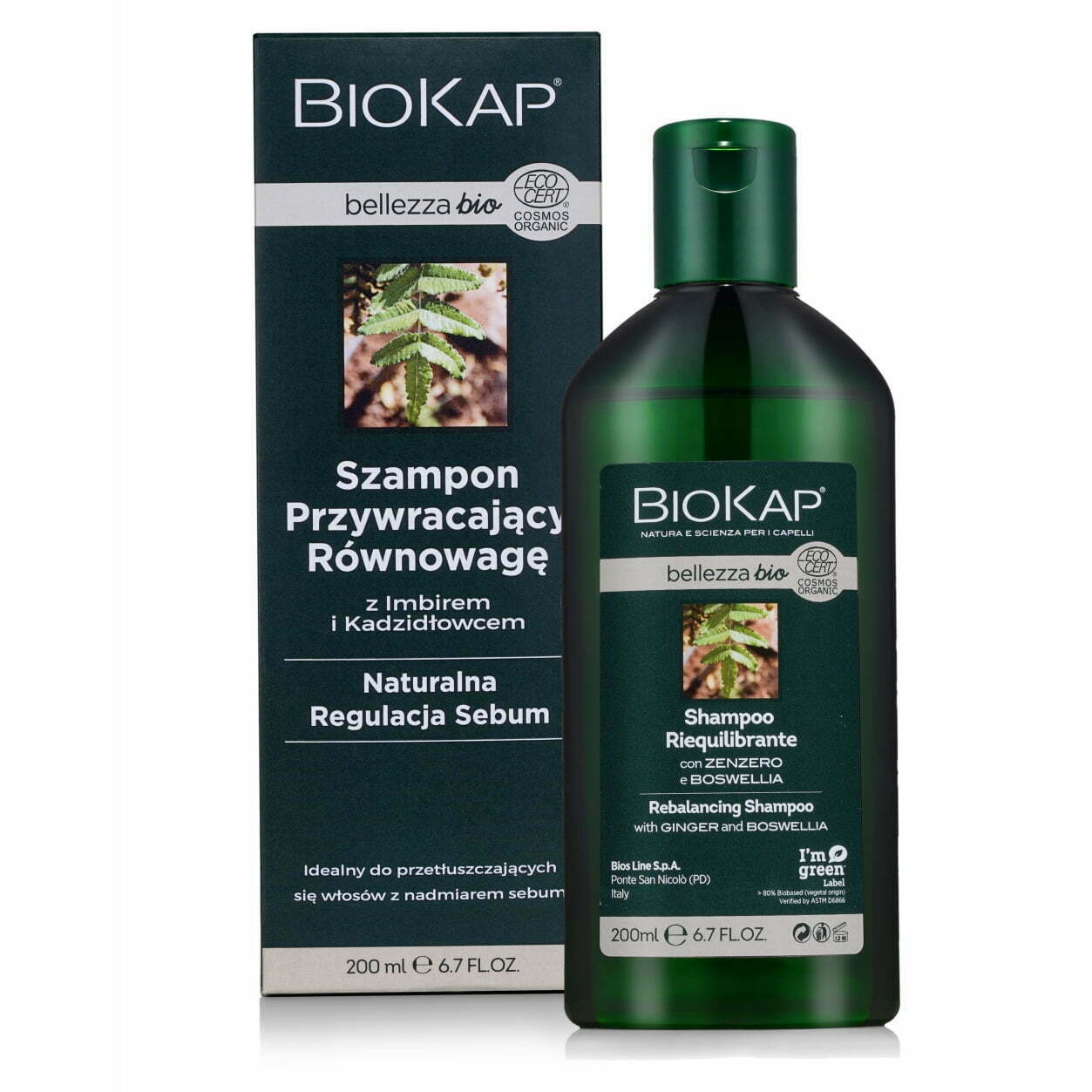 szampon z odżywką przywracający równowagę skóry głowy biotique