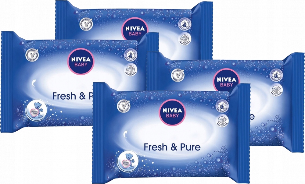 nivea baby chusteczki nawilżane fresh pure