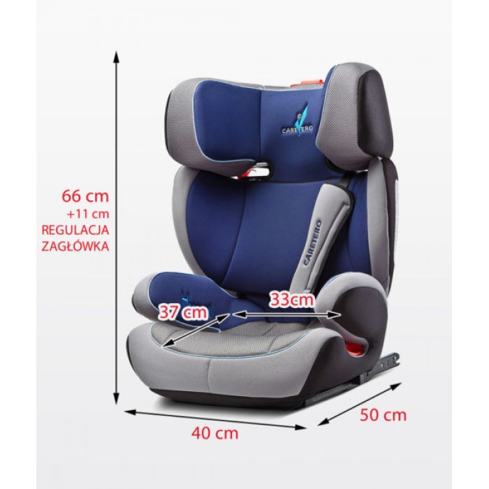 caretero huggi isofix beige 15-36 kg