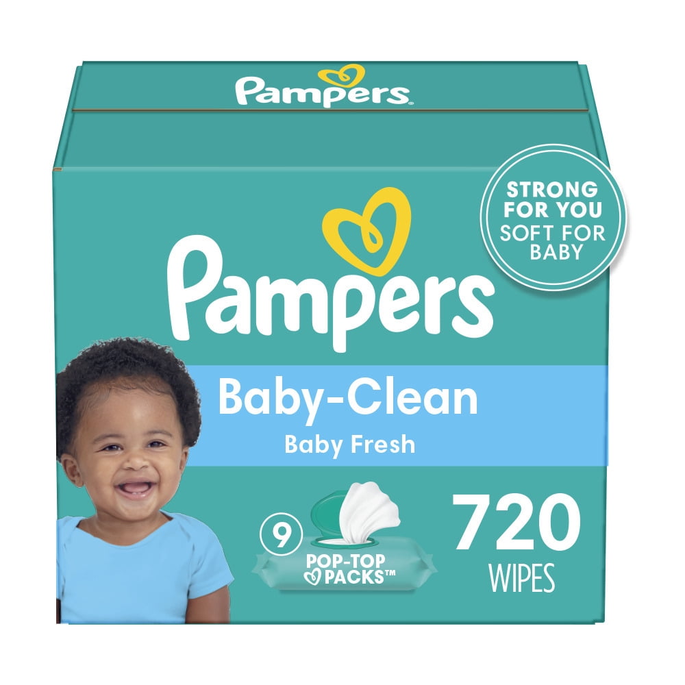 frsh clean pampers 4 pak