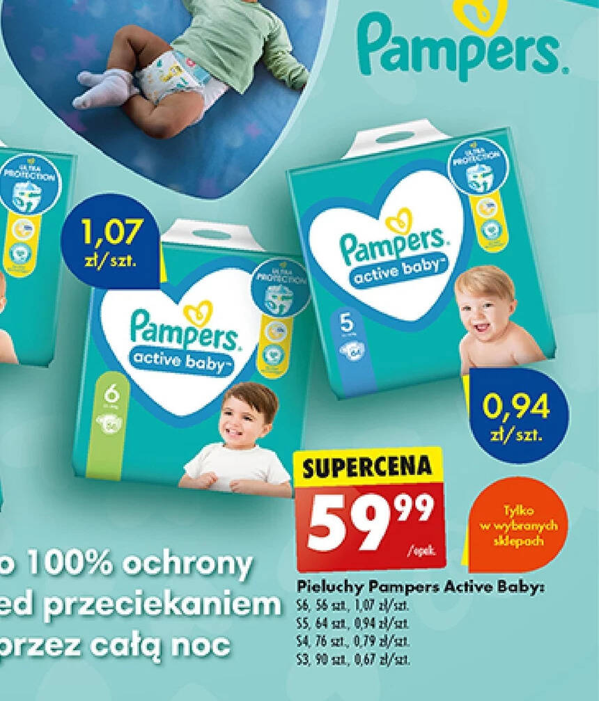 gdzie pieluchy pampers w promocja