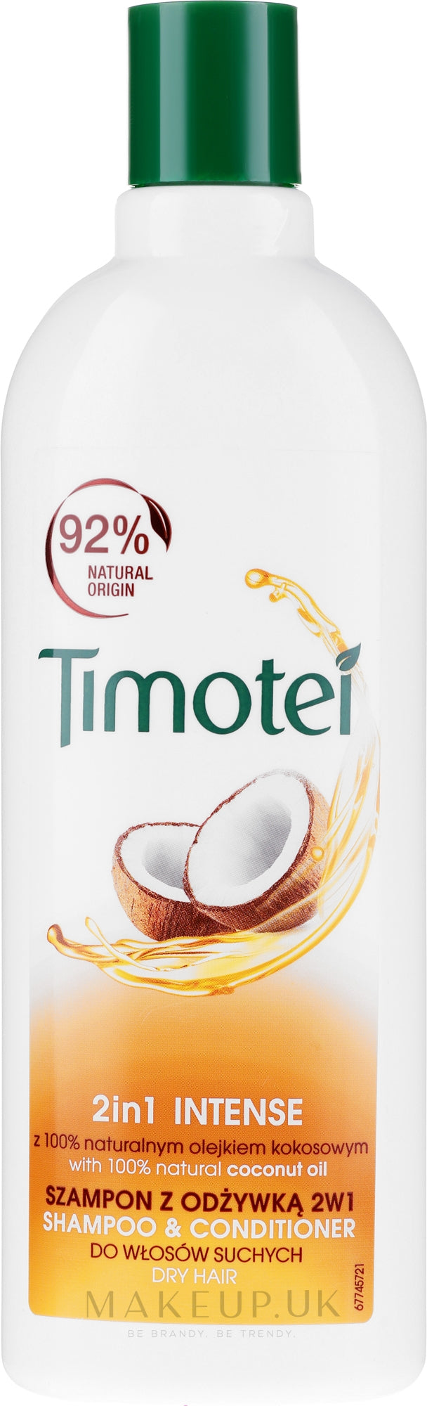 timotei szampon z odżywką coconut oil