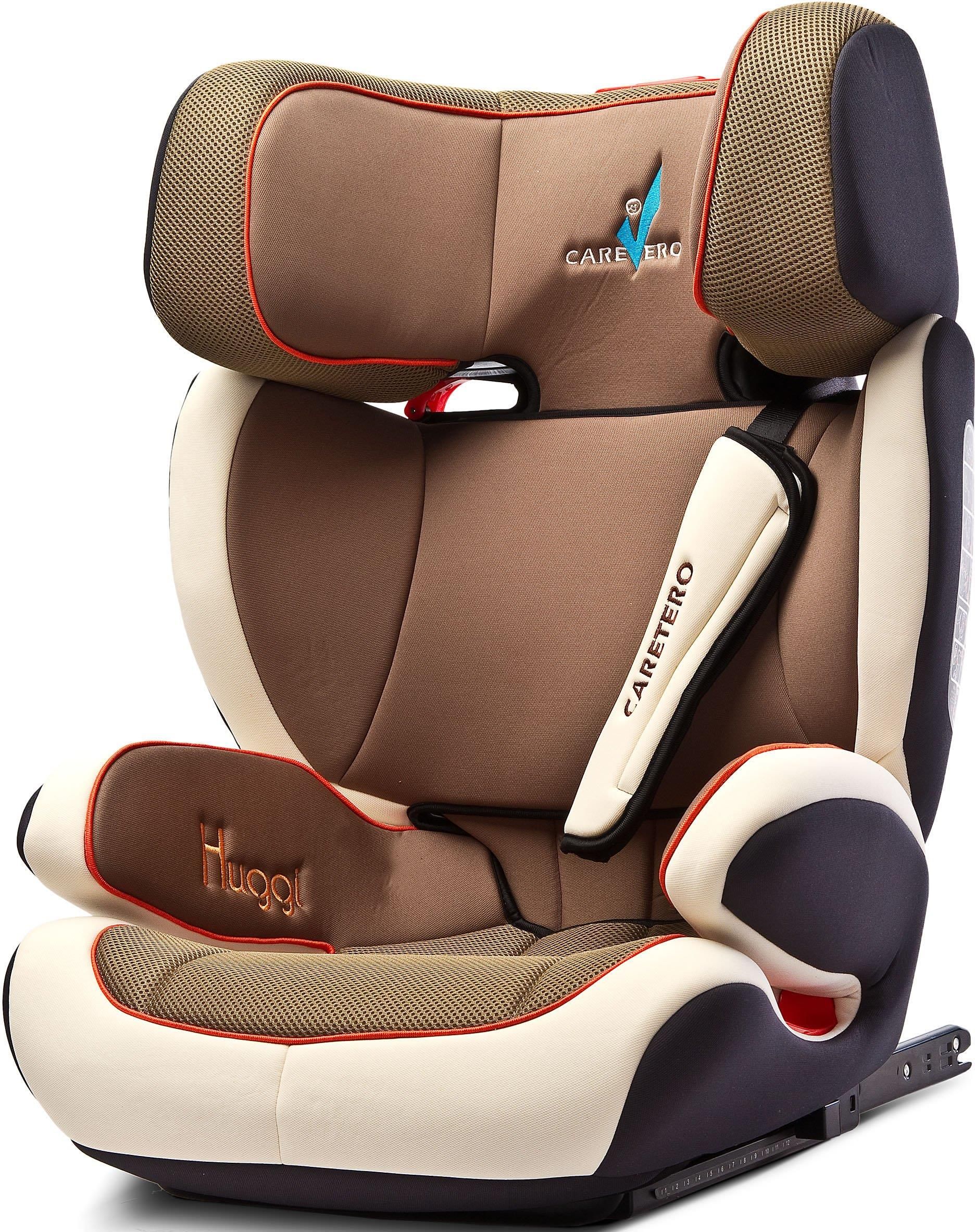 caretero huggi isofix 15-36 beżowy