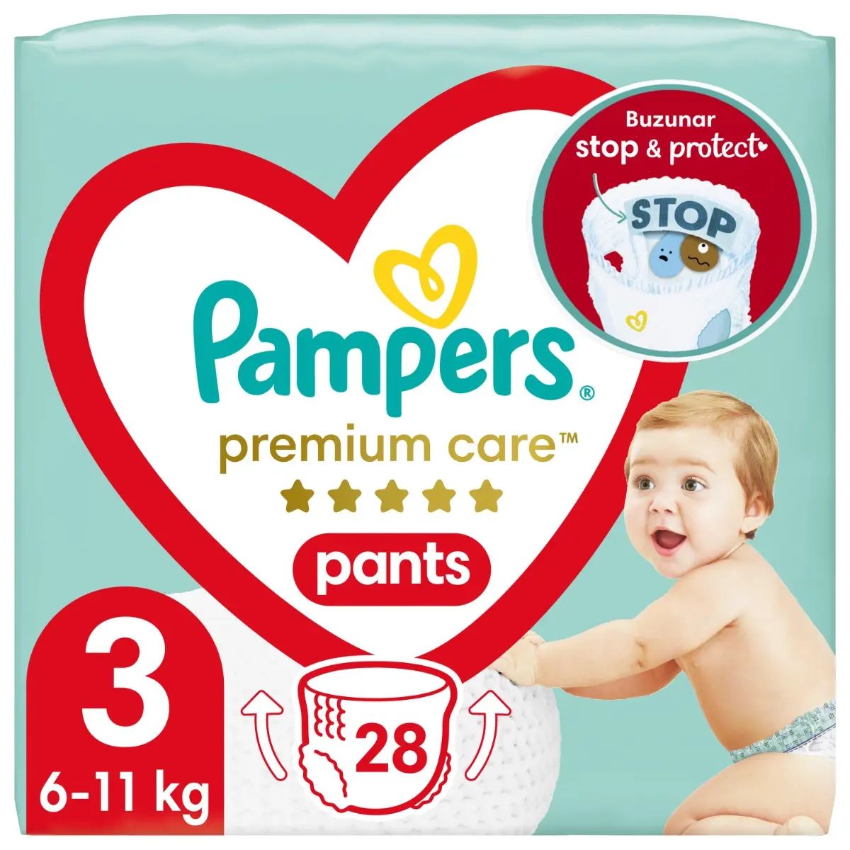 carrefour pampers premium care 3 pants