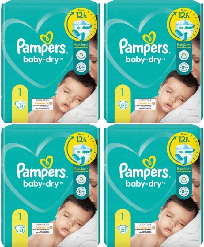 zestaw pampers 1 2