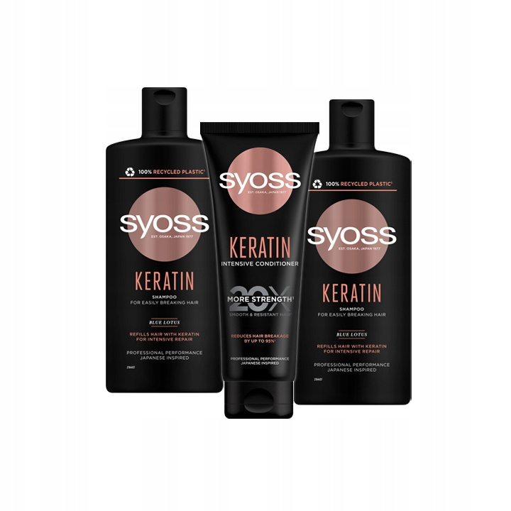 syoss keratin szampon do włosów