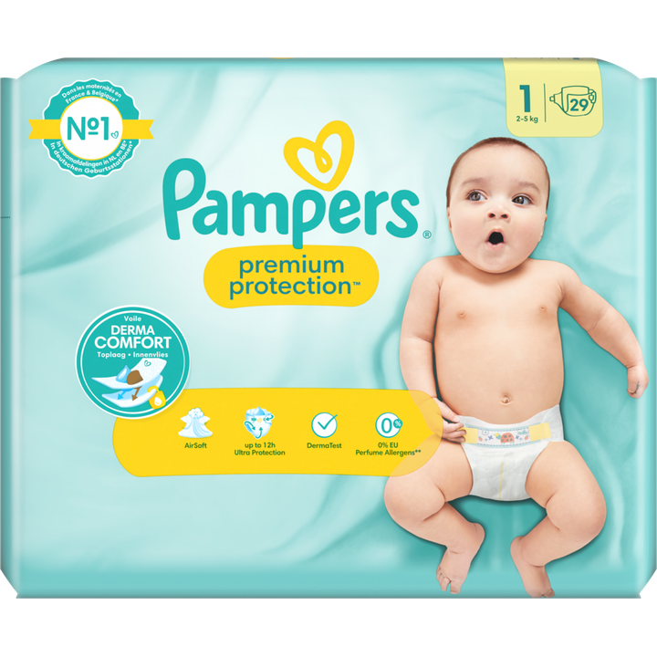 pampers 1 z paskiem