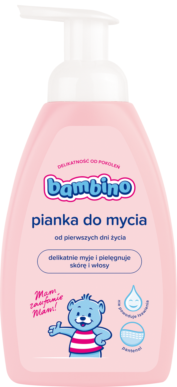 pianka bambino do mycia twarzy