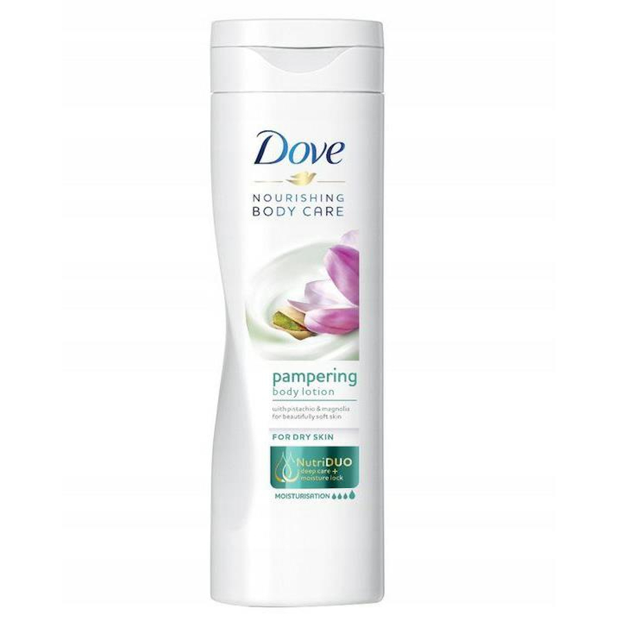 dove pampering body lotion pistachio cream and magnolia