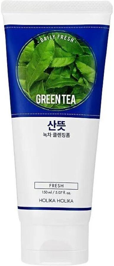 holika holika daily fresh green tea pianka do twarzy