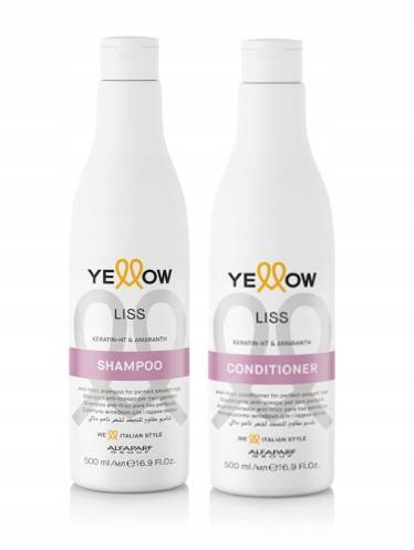 alfaparf yellow liss therapy szampon prostowane