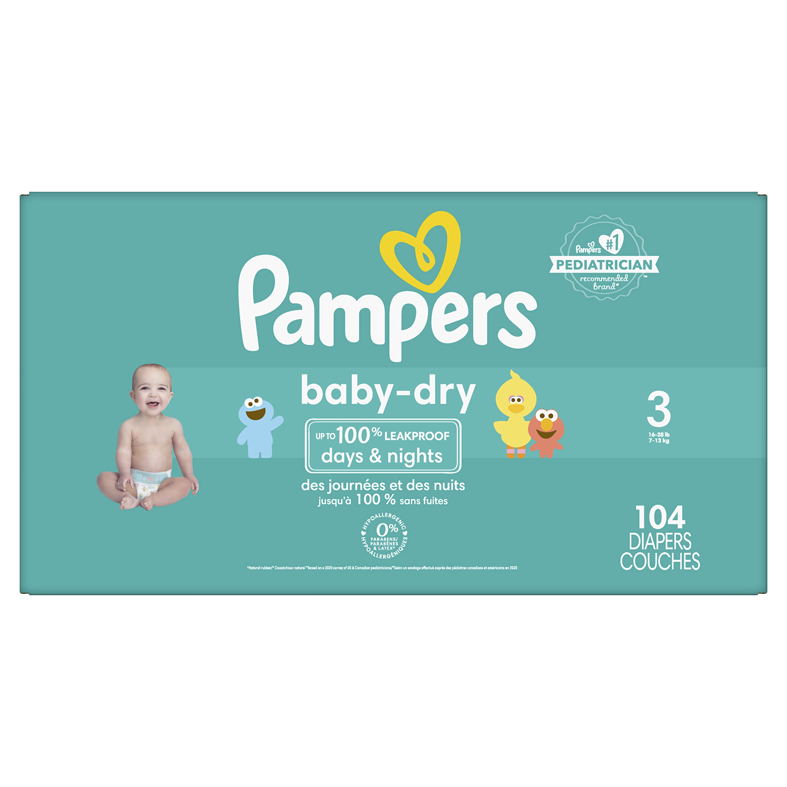 pampers size 3 104 pack cena