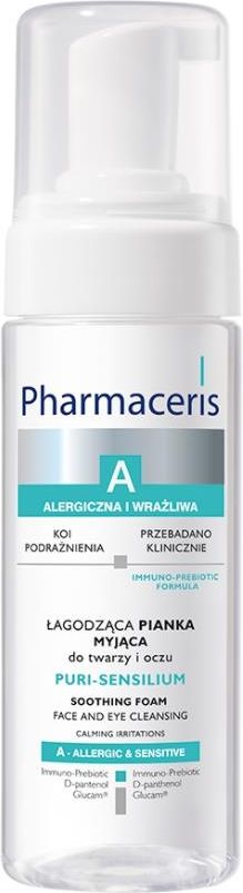 pharmaceris a puri sensilium łagodząca pianka myjąca do twarzy